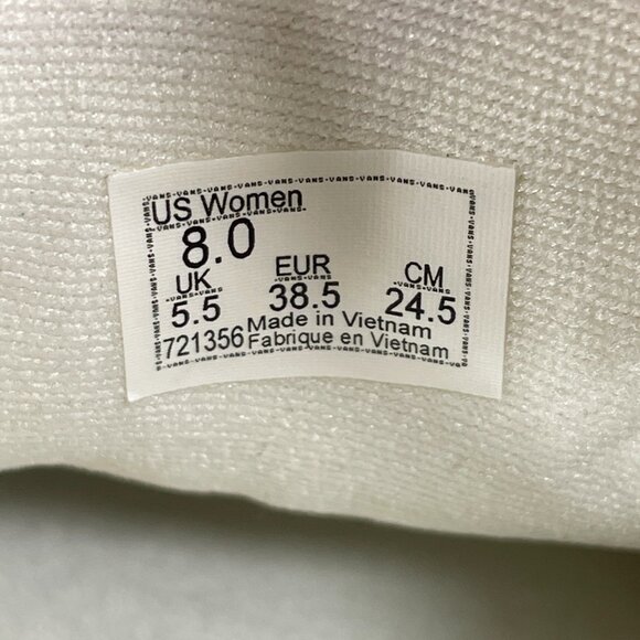 Vans Doheny Platform Womens Size 8 Shoes Paradise Floral Lace Up Skate Sneaker - Picture 12 of 12